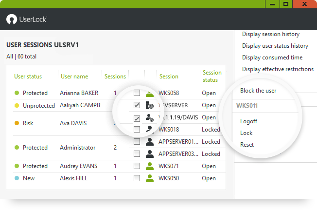 User Session - UserLock User Session - UserLock