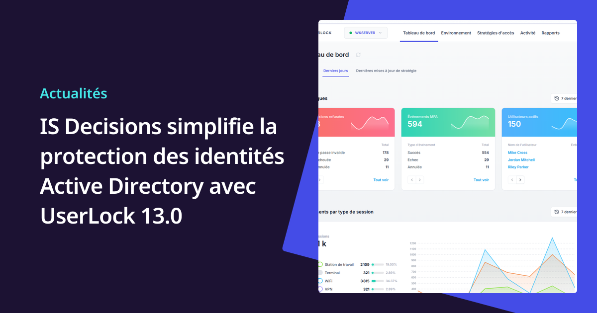 IS Decisions simplifie la protection des identités Active Directory ...