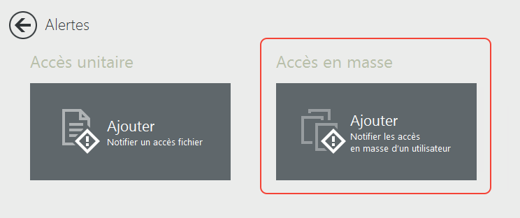 Accès en masse
