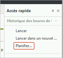 Planifier