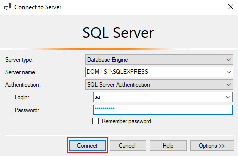 Connect to Server