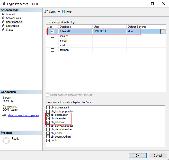 Login Properties