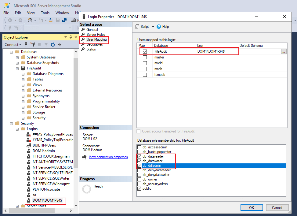 Login Properties