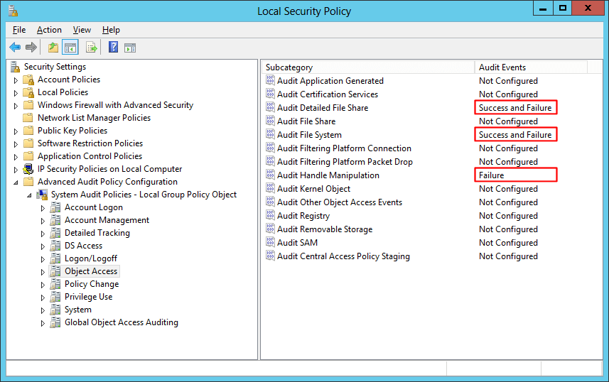 Local Security Policy