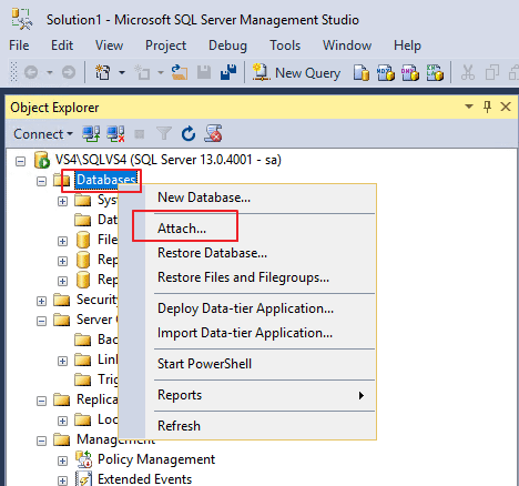 attach UserLock Database