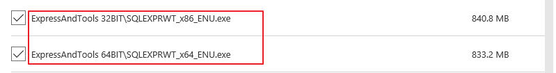 SQL Express version