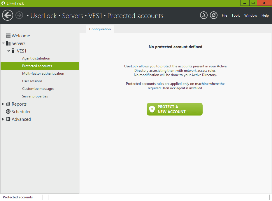 “Protect a new account