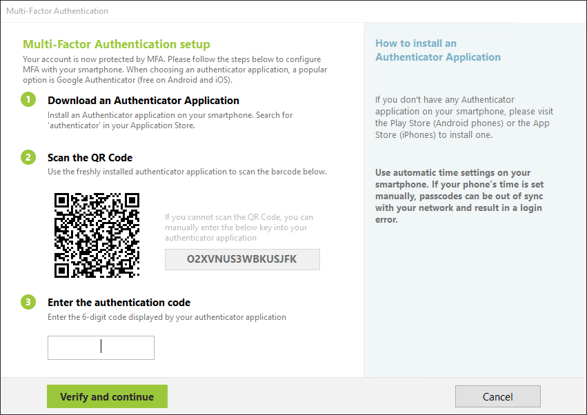 Scan the QR code