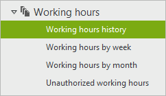 Working hours