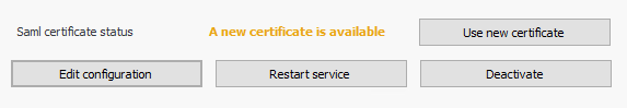 Certificate Rollover - Certificate