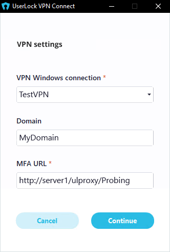 UserLock VPN Connect